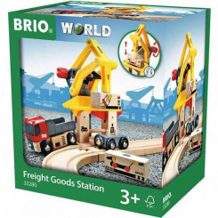 Construction set Brio Freight Loading Crane Multicolour Multi 6 Pieces