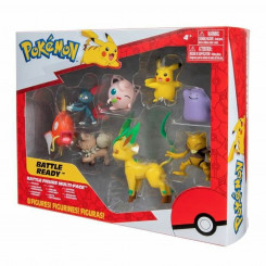 Märulikuju Pokémon Pikachu, Sneasel, Magikarp, Abra, Rockruff, Ditto, Bayleef ja Jigglypuff