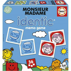 Educational Game Educa Monsieur Madame Identic (FR)