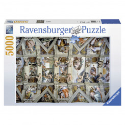 Pusle Ravensburger 17429 Sixtuse kabel – Michelangelo 5000 tükki