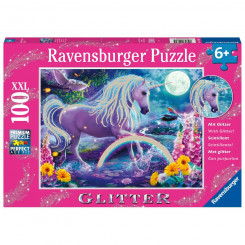 Pusle Ravensburger 12980 Unicorn Glitter XXL, 100 tükki