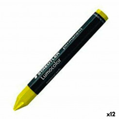 Цветные мелки Staedtler Lumocolor Permanent Yellow (12 шт.)