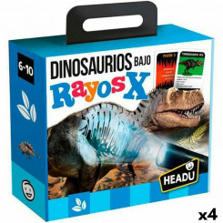 Educational Baby Game HEADU Dinosaurios Rayos X (4 Units)