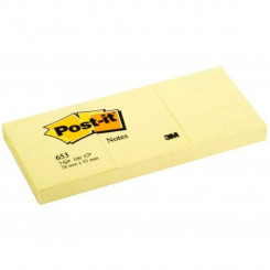 Блокнот Post-it 653 20 шт. в упаковке желтый 100 листов 38 x 51 мм (36 шт.)