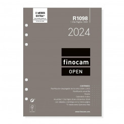 Agenda refill Finocam Open R1098 2024 White 15,5 x 21,5 cm