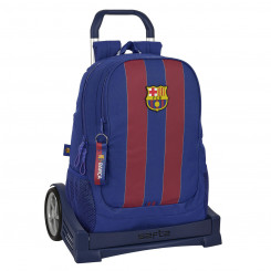 Школьный рюкзак на колесах FC Barcelona Safta 665 Evolution 32 x 16 x 44 см