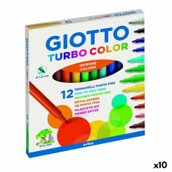 Viltpliiatsite komplekt Giotto Turbo Color Multicolour (10 ühikut)