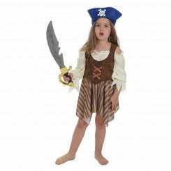 Laste kostüüm Stripes Pirate (4 tükki)