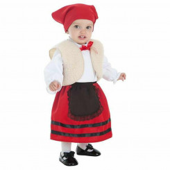 Punase lambatüdruku kostüüm väikelastele, 5 tükki