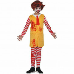 Laste kostüüm Burger Meeste Kloun Terror (3 tükki)