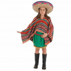 Mehhiko naise kostüüm lastele (3 tükki)