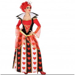 Kostüüm täiskasvanutele Südamete kuninganna Mitmevärviline fantaasia