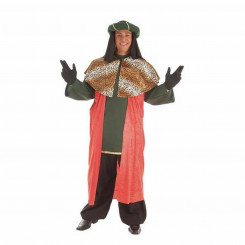 Kostüüm täiskasvanutele Roheline võlurkuningas Balthasar, 4 tükki