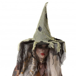 Шляпа ведьмы, покрытая тканью