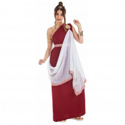 Kostüüm täiskasvanutele Senatus Rooma naisele Deep Red (3 tükki)