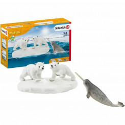 Набор диких животных Schleich Polar Bear Slide + 3 года