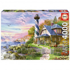 Puzzle Educa Phare In Rock Bay 4000 Pieces