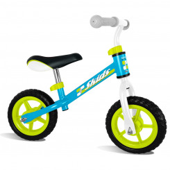 Детский велосипед с управлением салазками, синяя сталь