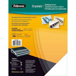 Köitmiskatted Fellowes Crystals läbipaistev PVC A4 (100 ühikut)