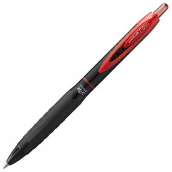 Шариковая ручка с жидкими чернилами Uni-Ball Роллер Signo UMN-207F Красная 12 шт.