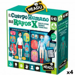 Развивающая игра для малышей HEADU El cuerpo humano Rayos X (4 шт.)