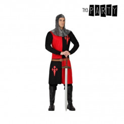 Costume for Adults Red Black Multicolour (2 Pieces) (2 Units)