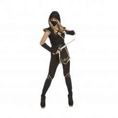 Costume for Adults My Other Me Ninja Black (5 Pieces)