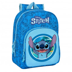 School Bag Stitch Blue 26 x 34 x 11 cm