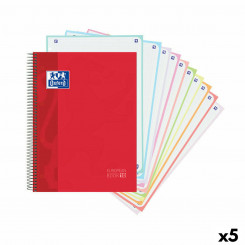 Sülearvuti Oxford Europeanbook 10 School Classic Red A4, 150 lehte (5 ühikut)