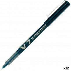 Ручка с жидкими чернилами Pilot V-7 Hi-Tecpoint Black 0,5 мм (12 шт.)