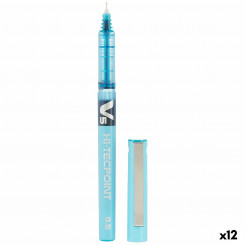 Ручка с жидкими чернилами Pilot V-5 Hi-Tecpoint Light Blue 0,3 мм (12 шт.)