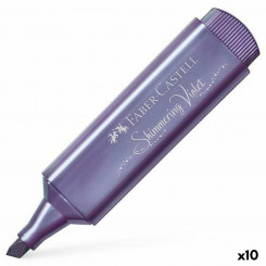 Fluorestseeruv marker Faber-Castell Textliner 46 Violet 10 ühikut