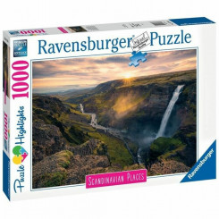 Puzzle Ravensburger Iceland: Kirkjuffellsfoss  (1000 Pieces)