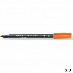 Перманентный маркер Staedtler Lumocolor 317 M Orange (10 шт.)