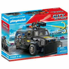 Toy set Playmobil Police car City Action Plastic