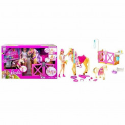 Toy set Barbie Toilettage des Chevaux Plastic