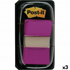 Наклейки для заметок Post-it Index 25 x 43 мм Фиолетовый (3 шт.)