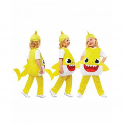 Kostüüm lastele Baby Shark Yellow 3 tükki