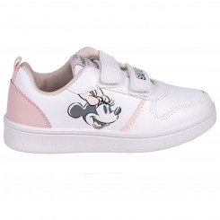 Sports Shoes for Kids Minnie Mouse Velcro White
