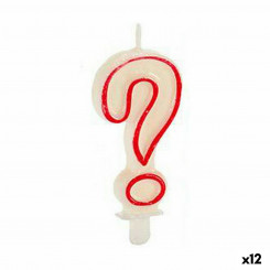 Candle ? Red White Birthday (12 Units)