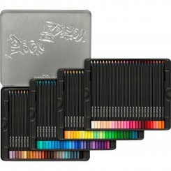 Карандаши цветные Faber-Castell Black Edition Металлический футляр 100 шт. Разноцветные