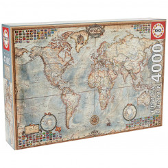 Пазл Educa 14827 Карта мира 4000 деталей