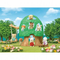 Action Figure Sylvanian Families The Hut and Baby Ecureuil Roux
