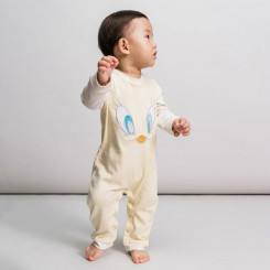 Baby's Long-sleeved Romper Suit Looney Tunes Yellow