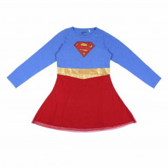 Платье Супермен Синий Красный