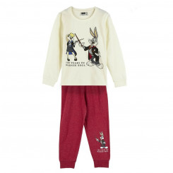 Детская пижама Warner Bros Красная Бежевая