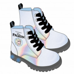 Детские повседневные ботинки Frozen со светодиодной подсветкой синего цвета