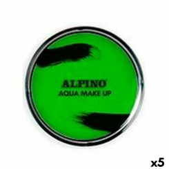 Powdered Make Up Alpino To water 14 g Green (5 Units)