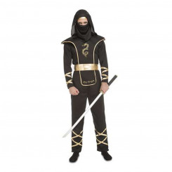 Costume for Adults My Other Me 4 Pieces Black Ninja