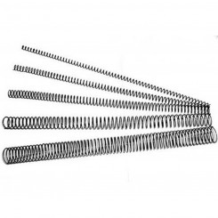 Binding Spirals DHP 5:1 100 Units Black A4 Metal Ø 6 mm
